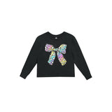 Leopard Bow Sweatshirt
