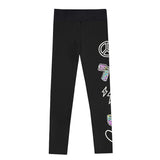 Legging With Peace Elements