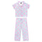 2pc Blue Bow Floral Set Long Pant - Denny's
