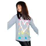 Hoodie With Rainbow Heart