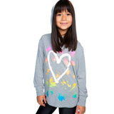 Hoodie With Rainbow Heart
