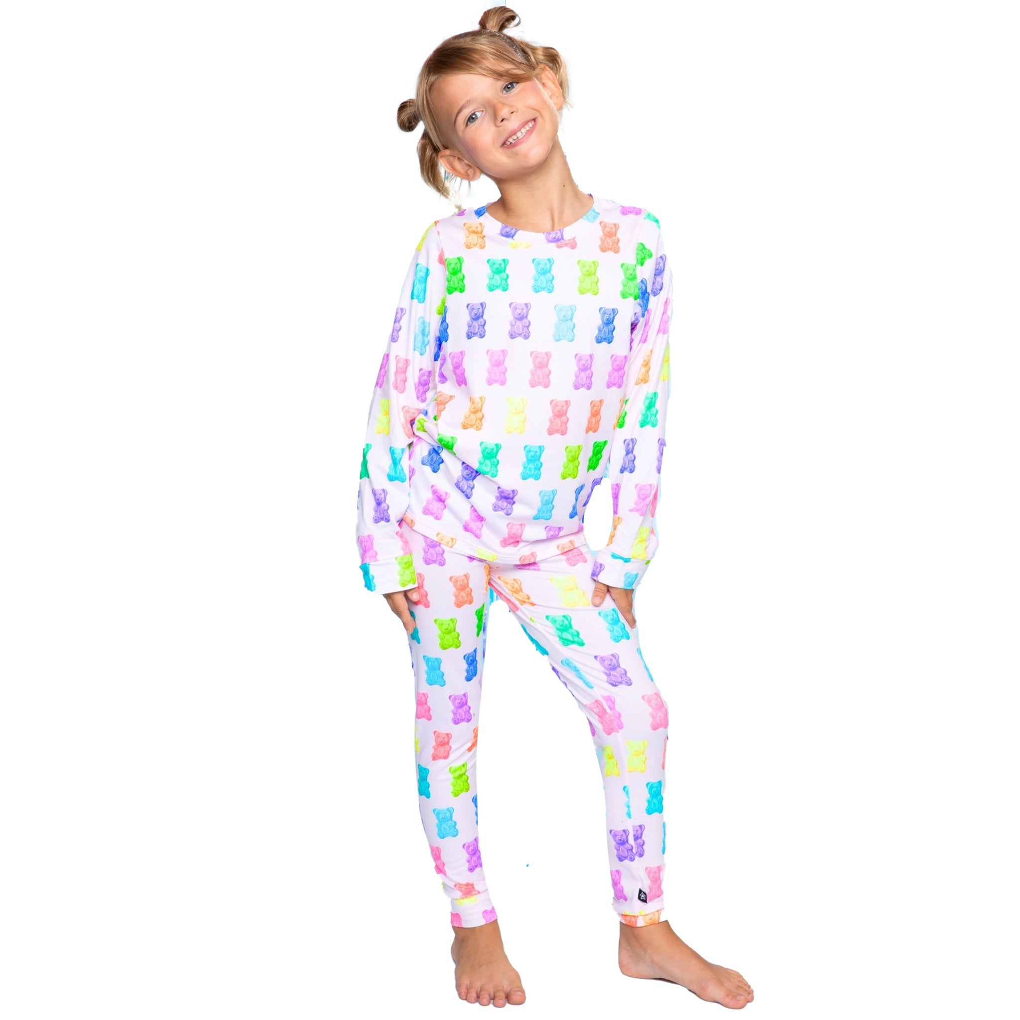 2pc Gummy Bears Long Sleeve Shirt and Pant Set - Denny's