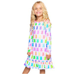 Gummy Bear Long Sleeve Ruffle Nightgown - Denny's
