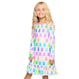 Gummy Bear Simply Soft Long Sleeve Lounge Dress