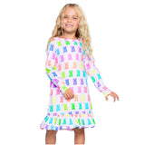 Gummy Bear Long Sleeve Ruffle Nightgown - Denny's