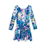 Long Sleeve Tie Dye Elements Dress - Denny's