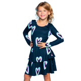Allover Rainbow Heart Simply Soft Dress