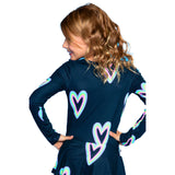 Allover Rainbow Heart Simply Soft Dress