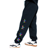 Jogger With Rainbow Sequin Stars
