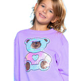 Sequin Bear Sweatshirt