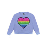 Sequin Heart Sweatshirt