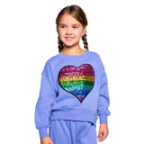 Sequin Heart Sweatshirt