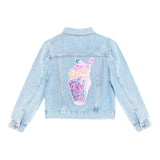 Milkshake Sequins Denim Jacket
