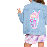 Milkshake Sequins Denim Jacket