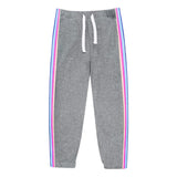 French Terry Jogger With Multi Stripes