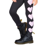 Simply Soft Legging With Pink Hearts