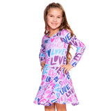 Be Happy Long Sleeve Simply Soft Dress