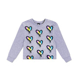 Rainbow Heart Sweatshirt