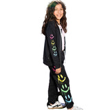 Multi Graffitti Smile Zip Jacket