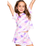 Tie Dye Blush Mauve Tee Shirt