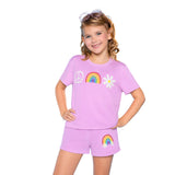 Short Sleeve Rainbow Tee