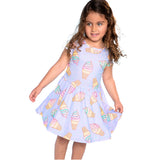 Short Sleeve Ice Cream Dress