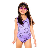 Black Smiley Leotard