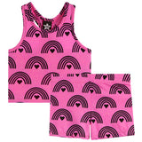 2pc Rainbow Heart Tumble Set