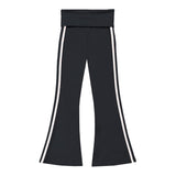 White Stripe Flare Pant