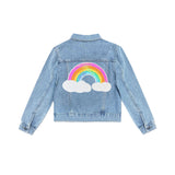 Jacket With Sequin Rainbow