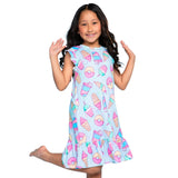 Simply Soft Flutter Sleeve Nightgown Lilac Donut Ice Cream