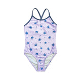 1pc Lilac Ditsy Swimsuit