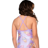 1pc Pink Ice Cream Swimsuit