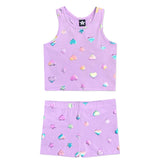 Rainbow Foil Hearts & Stars Tumble Set