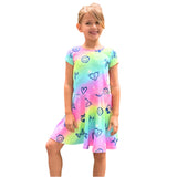 Simply Soft Graffiti Elements Rainbow Dress