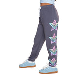 Vintage Wash French Terry Rainbow Star Jogger