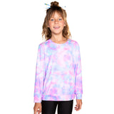 Tie Dye Long Sleeve Kangaroo Pocket Sweatshirt