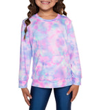 Tie Dye Long Sleeve Kangaroo Pocket Sweatshirt