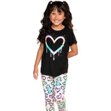 Rainbow Drip Heart Tee