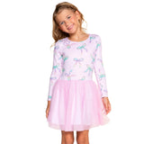 Rainbow Bows Tulle Dress