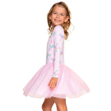 Rainbow Bows Tulle Dress