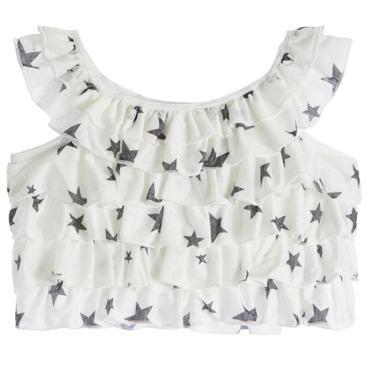 Multi Star Ruffle Tank | Denny's