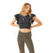 Cropped Ruffle Sleeve Sweater - Denny's