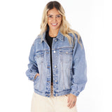 Sylvie Slouchy Denim Jacket - Denny's