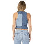 Patchwork Denim Vest - Denny's