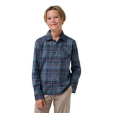 Cloud Flannel Plaid Shirt