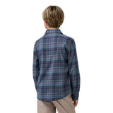 Cloud Flannel Plaid Shirt