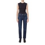 Kye Anthem Mid Rise Crop Straight Leg - Denny's