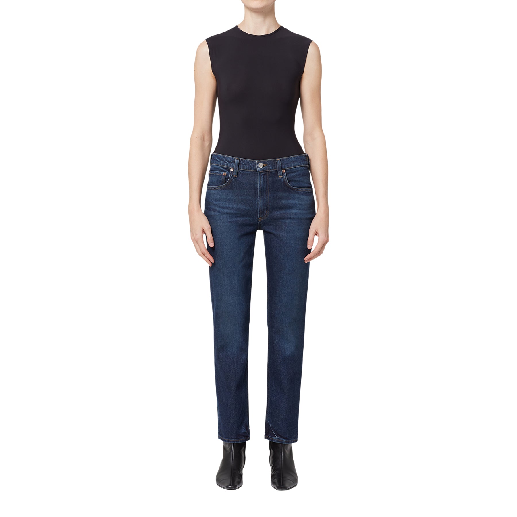 Kye Anthem Mid Rise Crop Straight Leg - Denny's