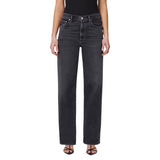 Harper Hush Mid Rise Relaxed Straight Leg - Denny's